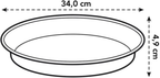 Elho Green Basics Untersetzer "baumwolle", 34 Cm