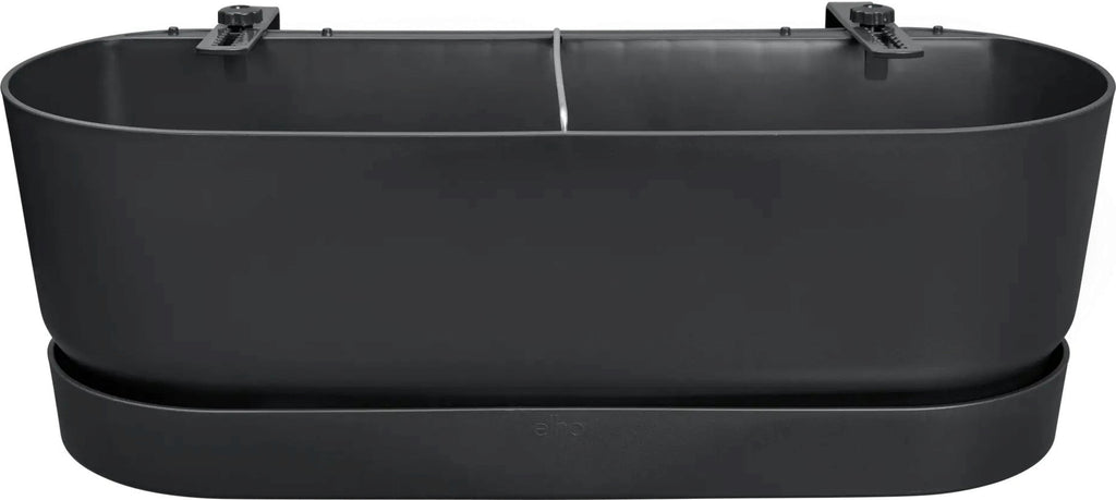 Elho Greenville Easy Balcony 52 Cm, Living Schwarz