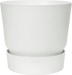 Elho Greenville Topf Rund 14 Cm, Weiss