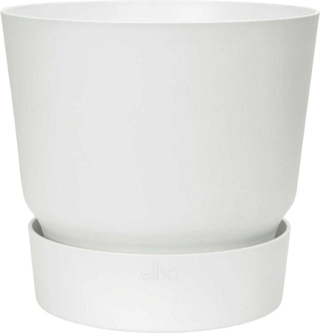 Elho Greenville Topf Rund 14 Cm, Weiss