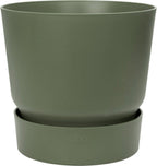 Elho Greenville Topf Rund 16 Cm, Laubgrün