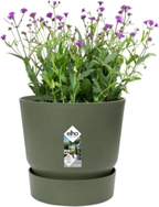 Elho Greenville Topf Rund 16 Cm, Laubgrün