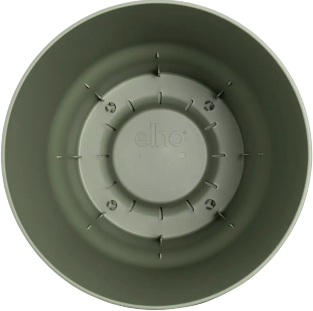 Elho Greenville Topf Rund 16 Cm, Laubgrün