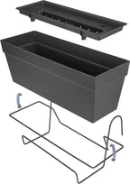 Elho Loft Urban Balkonkasten Allin1 50, Anthrazit