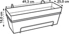 Elho Loft Urban Balkonkasten Allin1 50, Anthrazit