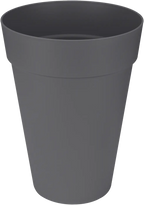 Elho Loft Urban Rund Hoch 28, Anthrazit
