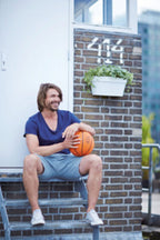 Elho Loft Urban Wandampel 40, Weiss