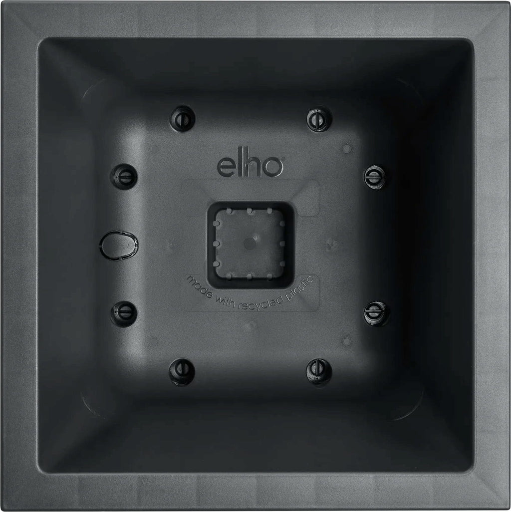 Elho Pflanztopf Vivo Next Quadrat - 30 Cm, Living Schwarz