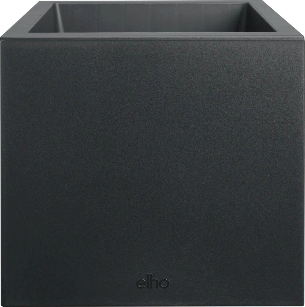 Elho Pflanztopf Vivo Next Quadrat - 40 Cm, Living Schwarz