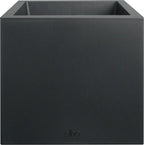 Elho Pflanztopf Vivo Next Quadrat - 40 Cm, Living Schwarz
