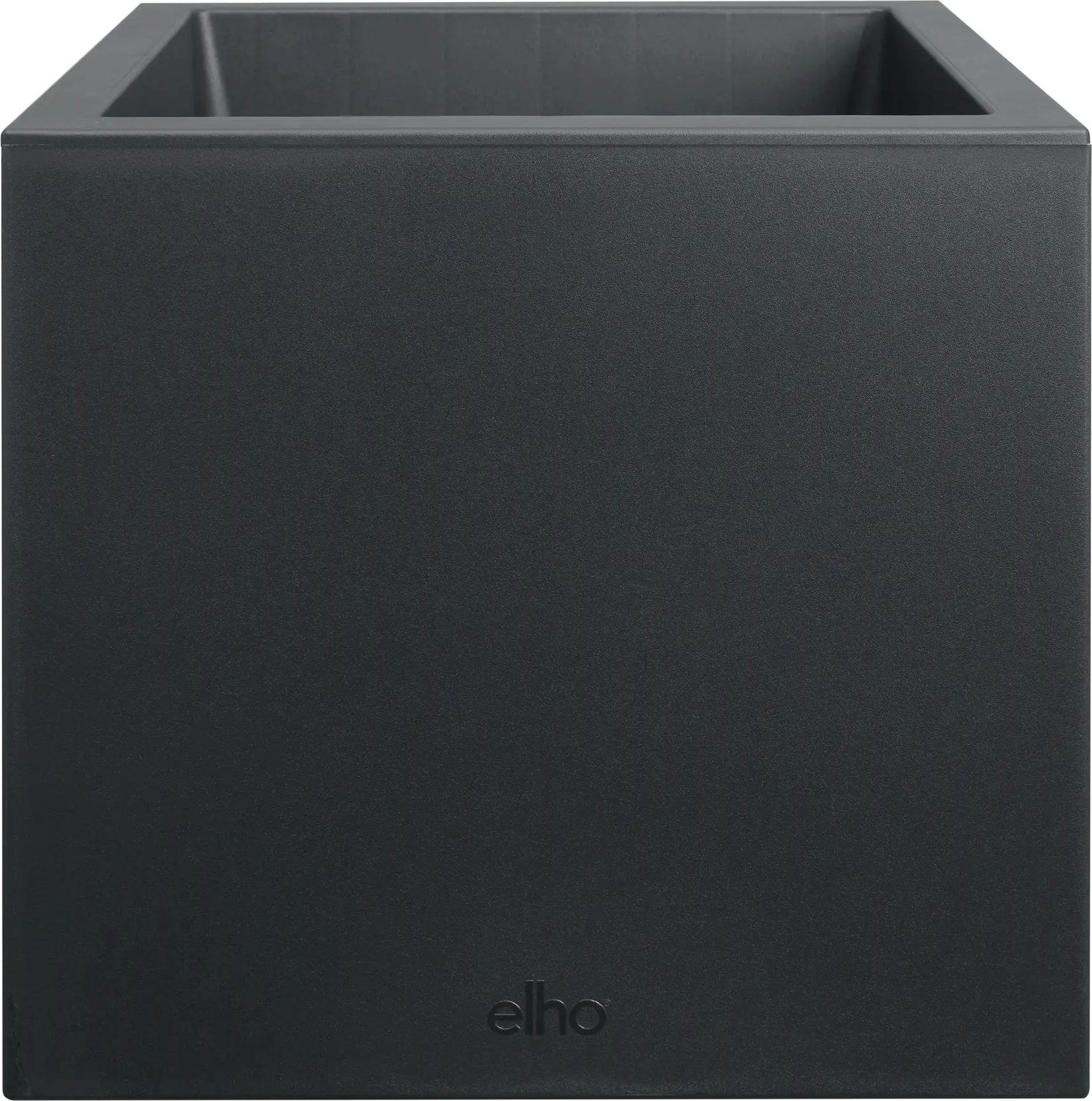 Elho Pflanztopf Vivo Next Quadrat - 40 Cm, Living Schwarz