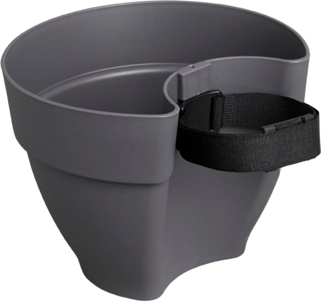 Elho Regenfallrohrpflanzgefäß Vibia Campana 22cm, Anthrazit