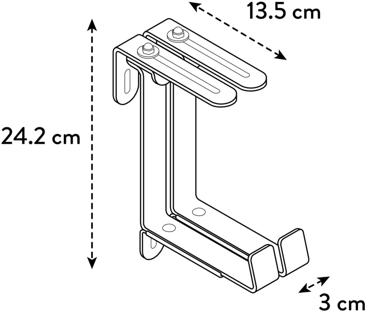 Elho Universal Balkonkasten-Halter Metall