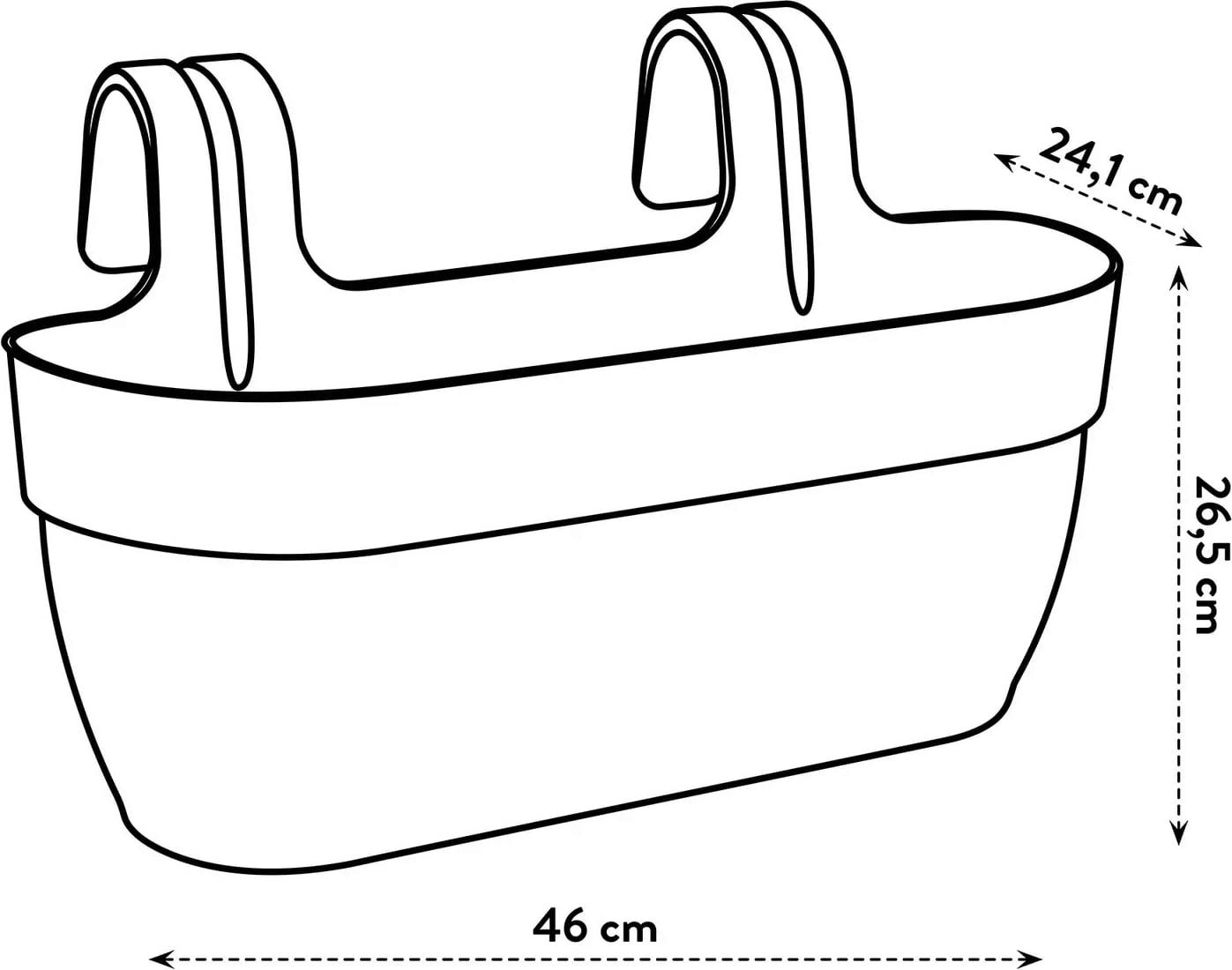 Elho Vibia Campana Easy Hanger Large, Anthrazit