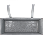 ESSCHERT DESIGN Balkonkasten Antikzink