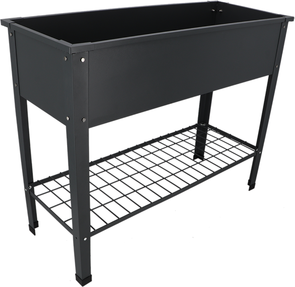 ESSCHERT DESIGN Hochbeet Metall Anthrazit, L