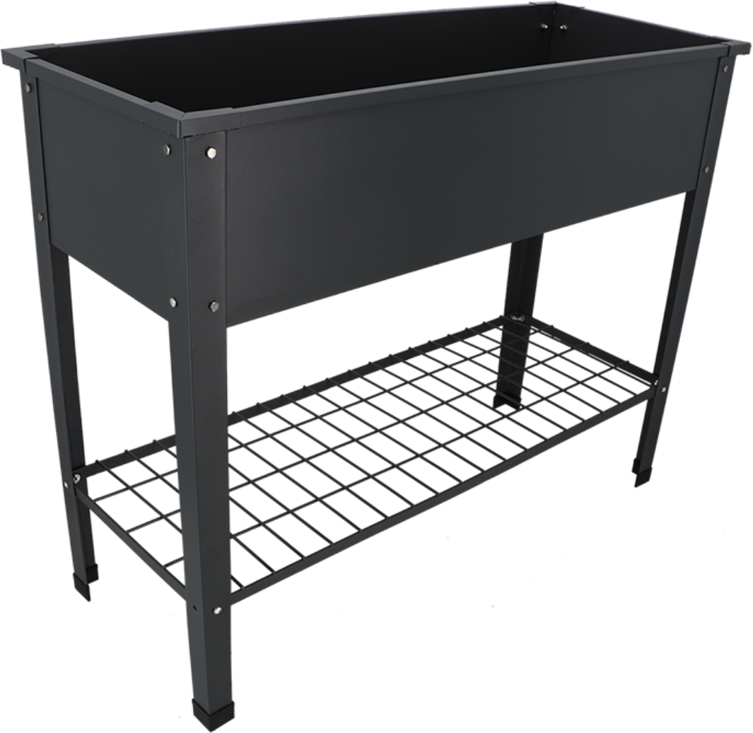 ESSCHERT DESIGN Hochbeet Metall Anthrazit, L