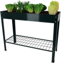 ESSCHERT DESIGN Hochbeet Metall Mit Ablage Grün S