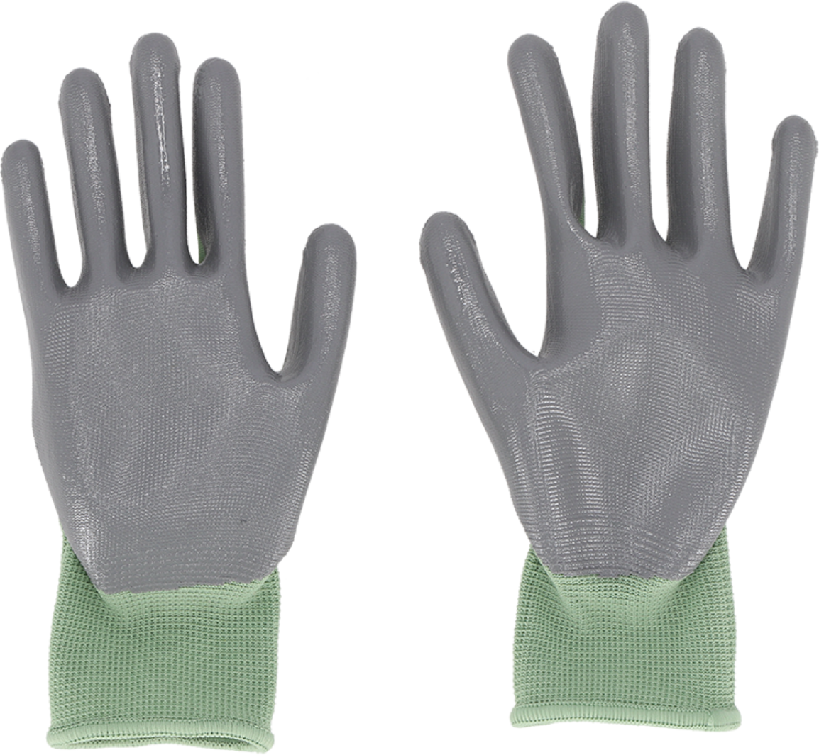 ESSCHERT DESIGN Nitrile Handschuhe Grün M, 1 Paar