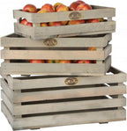 ESSCHERT DESIGN Apfelkiste I Obstkisten 3er Set