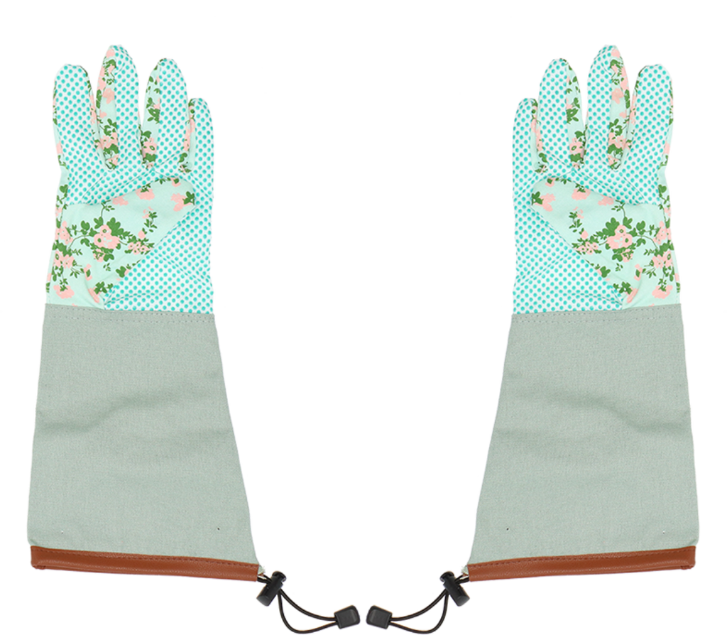 ESSCHERT DESIGN Rosendruck Handschuhe - Lang