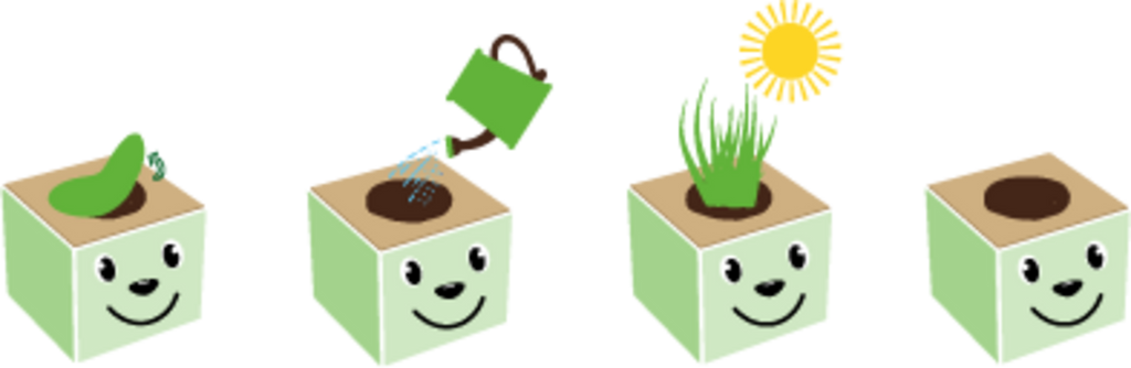  Grass Cube "Hase"