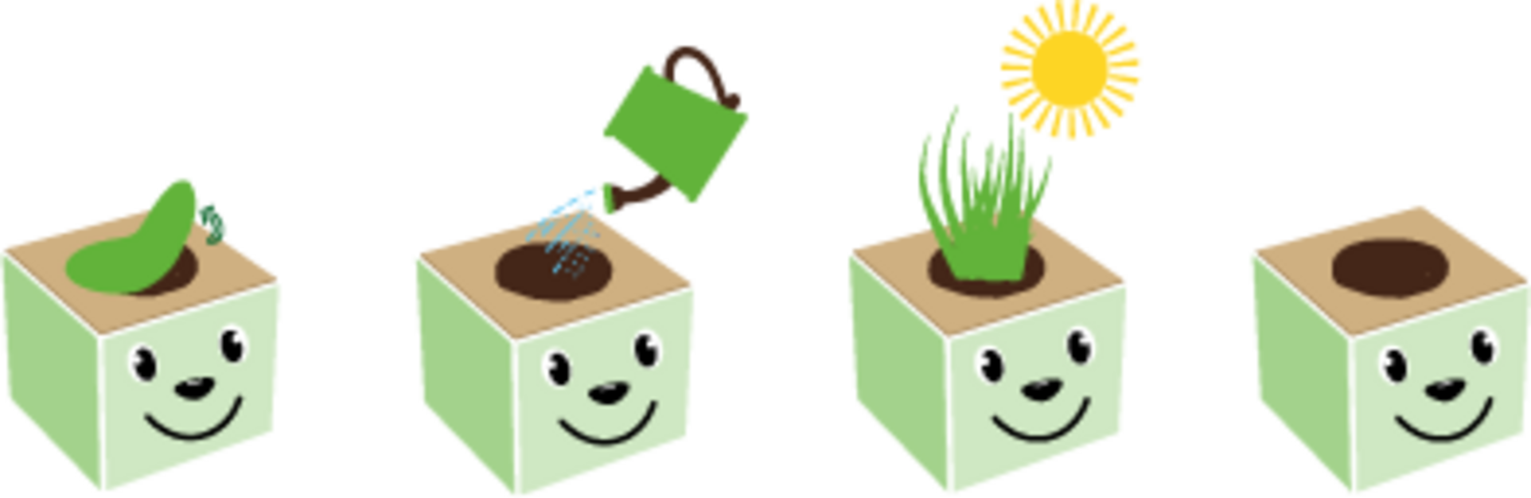  Grass Cube "Hase"