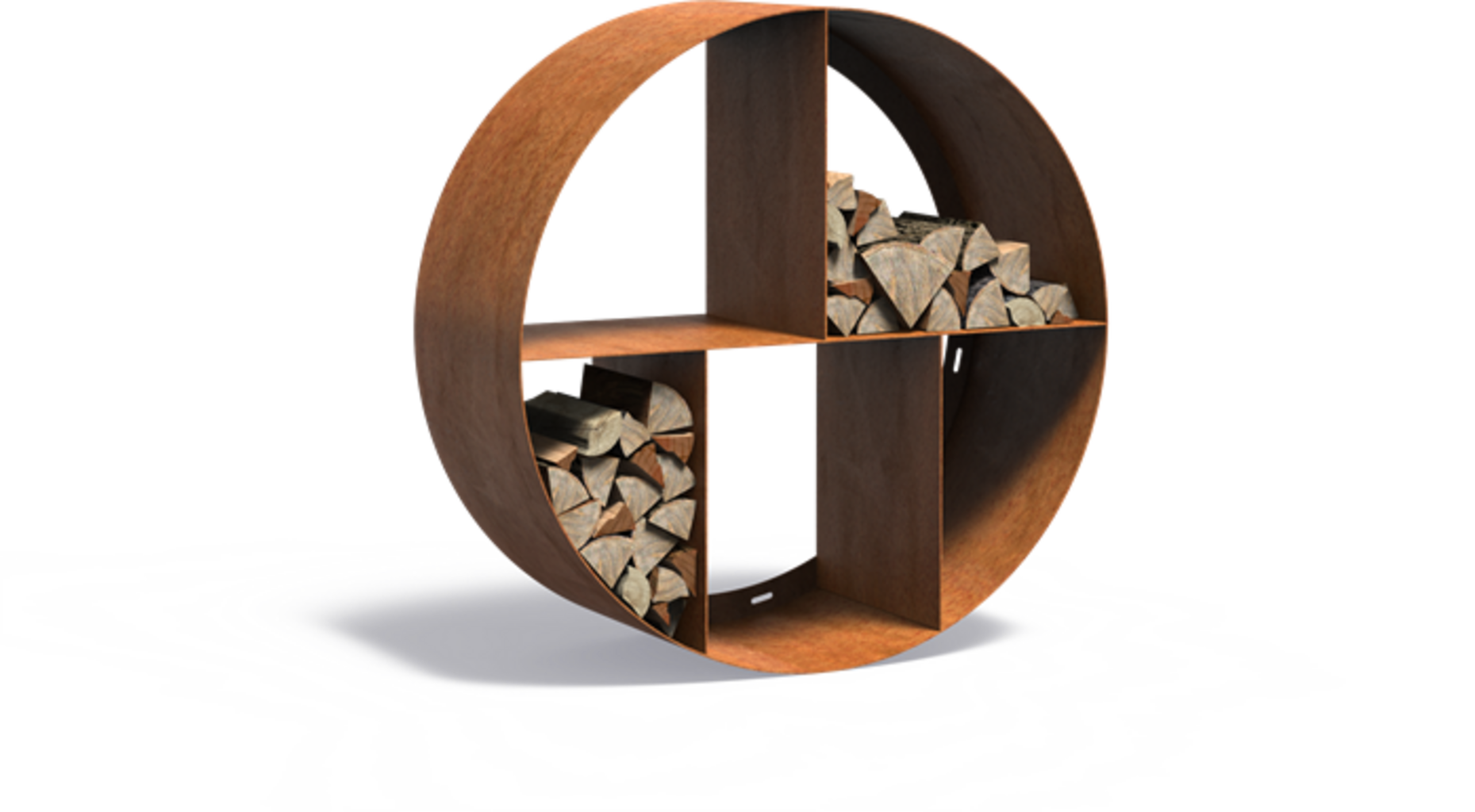  Holzaufbewahrung “Logg” - Rund