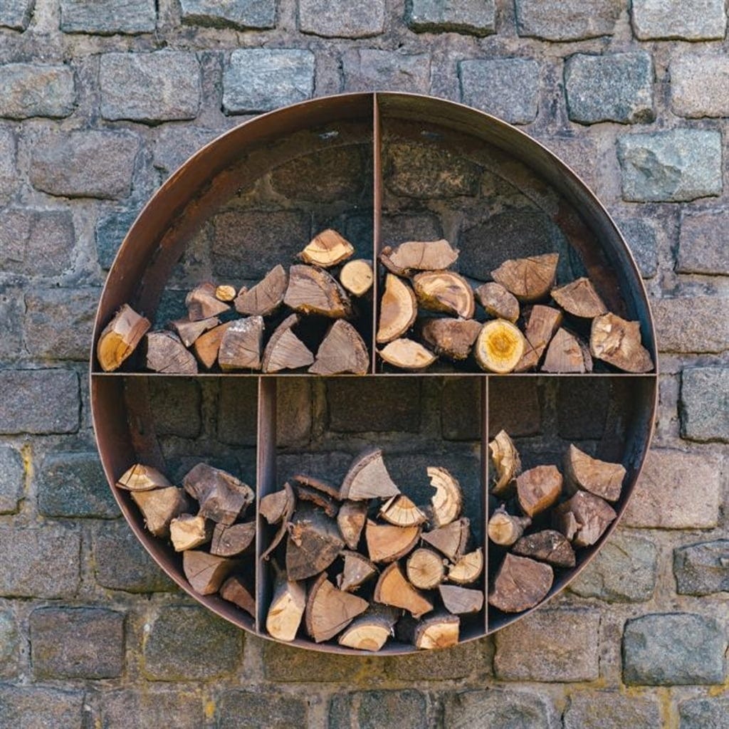  Holzaufbewahrung “Logg” - Rund
