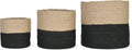  3er Set Jute Töpfe
