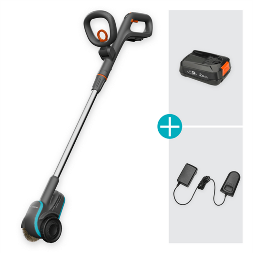 Gardena Akku-Fugenbürste EasyWeed Ready-To-Use Set