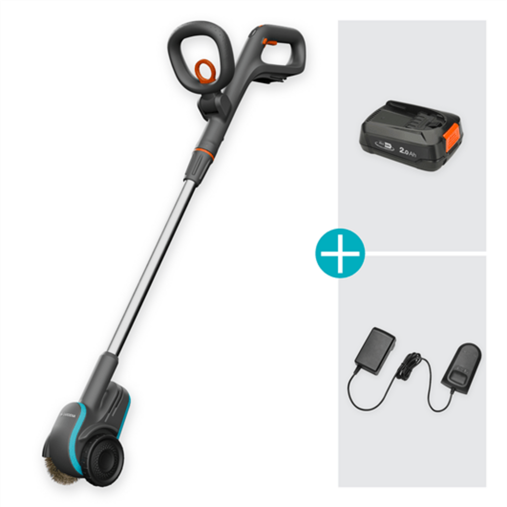Gardena Akku-Fugenbürste EasyWeed Ready-To-Use Set