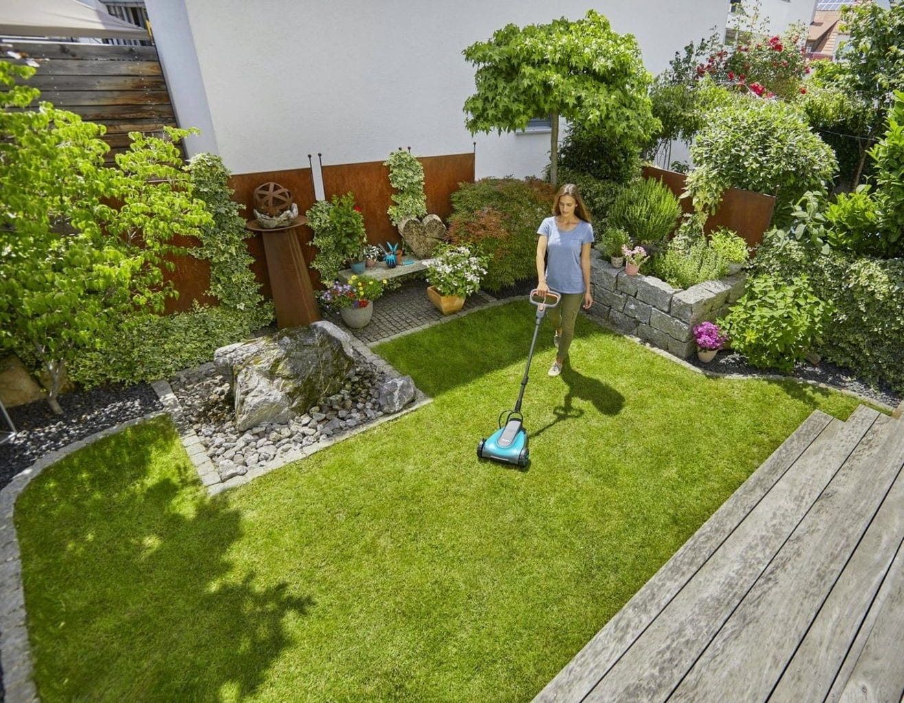 Gardena Akku-Rasenmäher HandyMower 22/18V P4A Solo