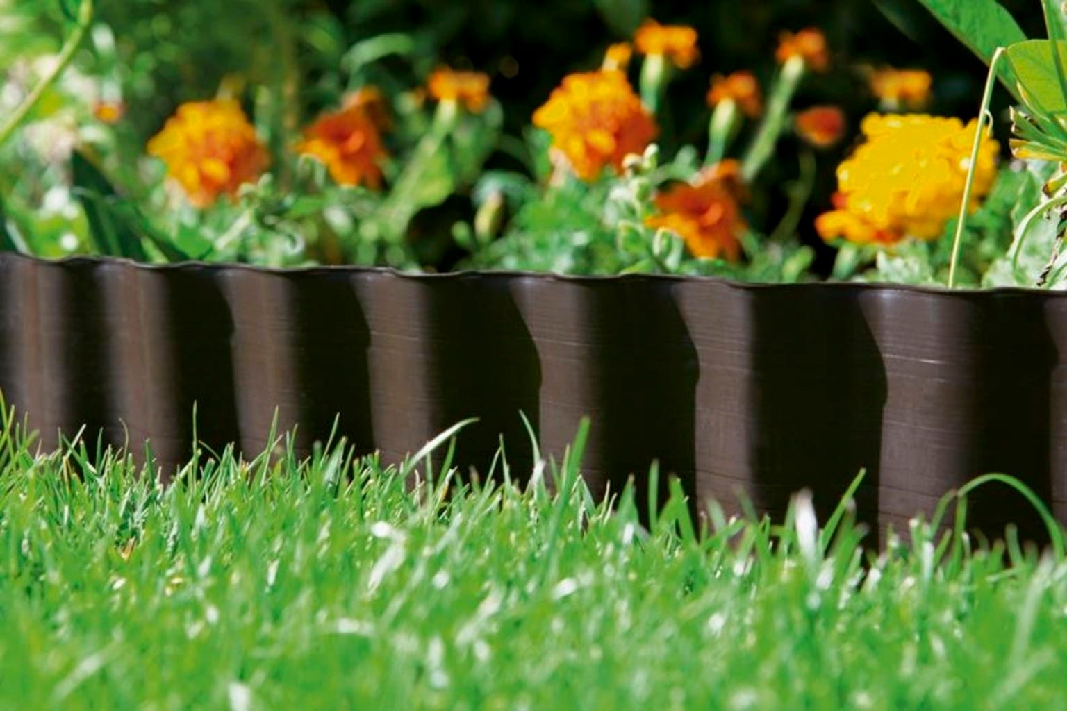 Gardena Beeteinfassung Braun, H 15cm/L 9m