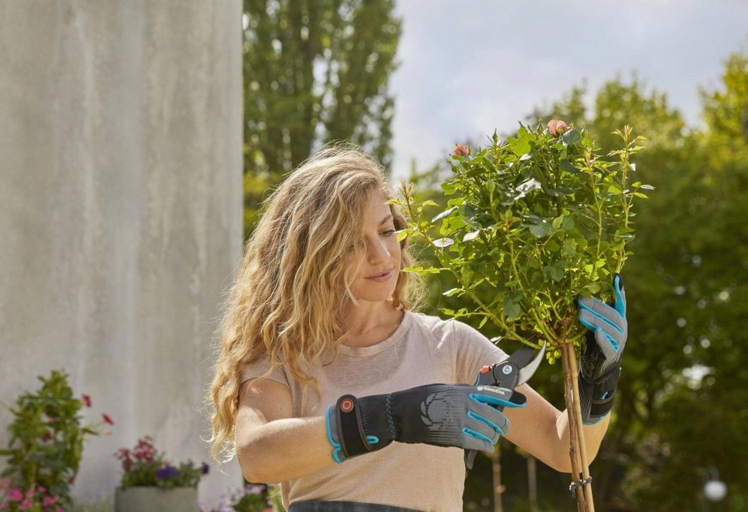 Gardena Rosenhandschuh Größe 8 / M
