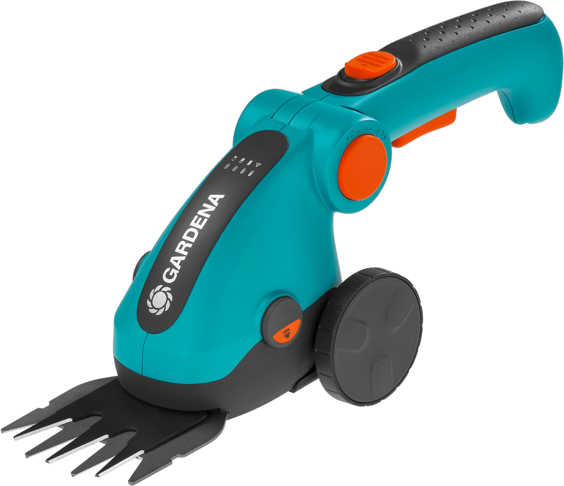 Gardena Set Akku-Grasschere ComfortCut Li + Stiel + Räder