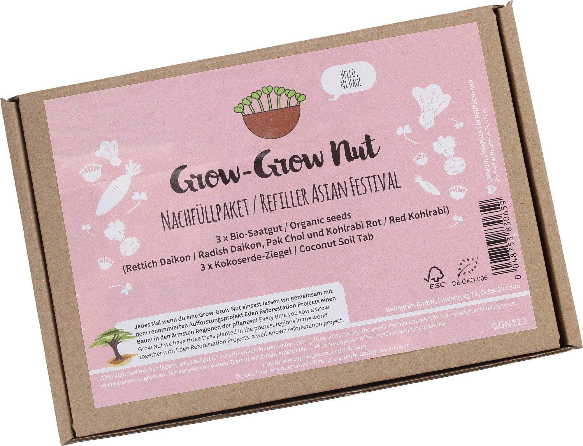  Microgreens Nachfüllpaket "Asian Festival"