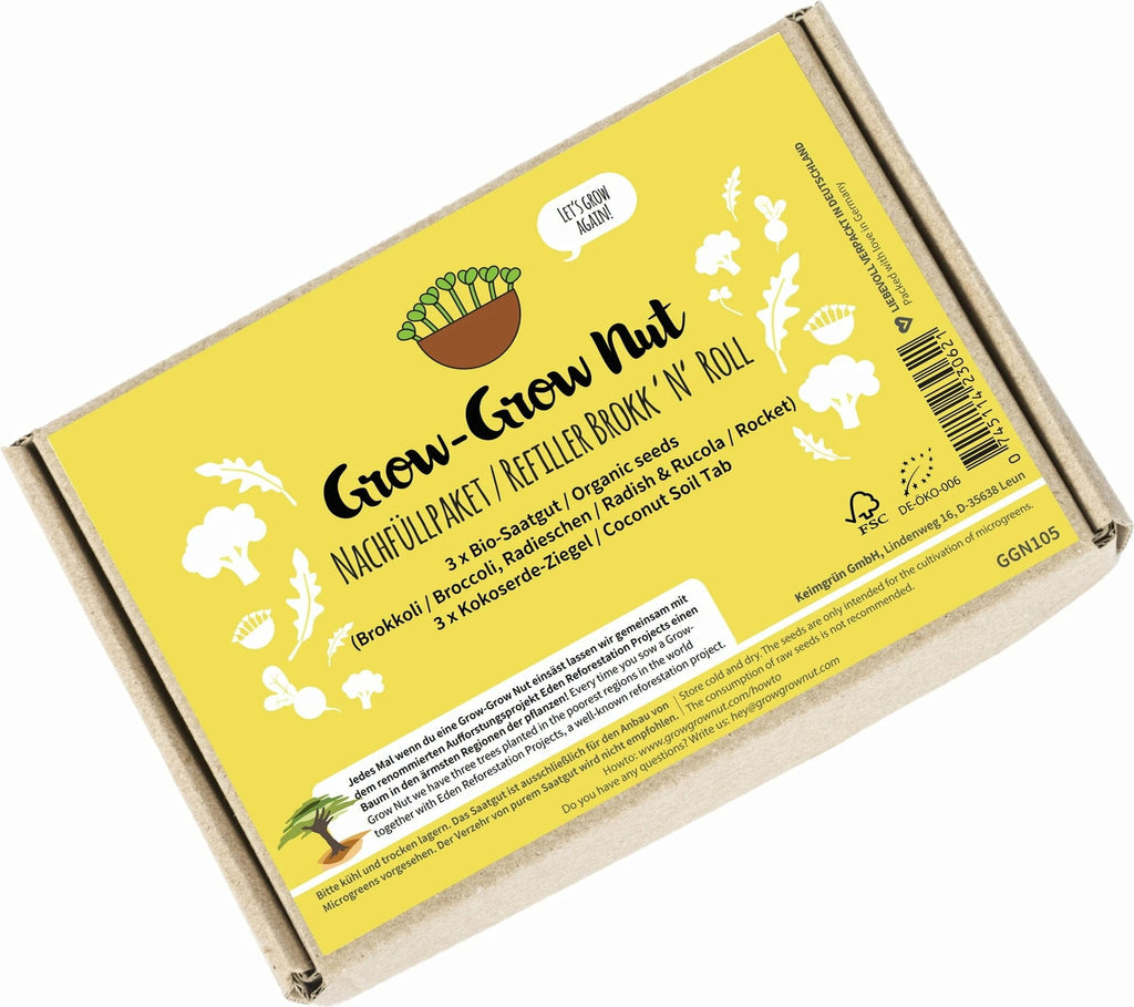  Microgreens Nachfüllpaket "Brokk 'n' Roll"
