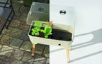  Hochbeet SAMMY SALAD Mit Wassertank & Haube, Hellgrau
