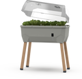  Hochbeet SAMMY SALAD Mit Wassertank & Haube, Hellgrau