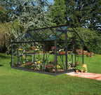Halls Gewächshaus "Popular"106 Schwarz