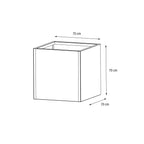  Pflanzkasten Cube 70x70x70, Anthrazit