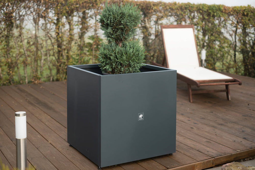  Pflanzkasten Cube 70x70x70, Anthrazit