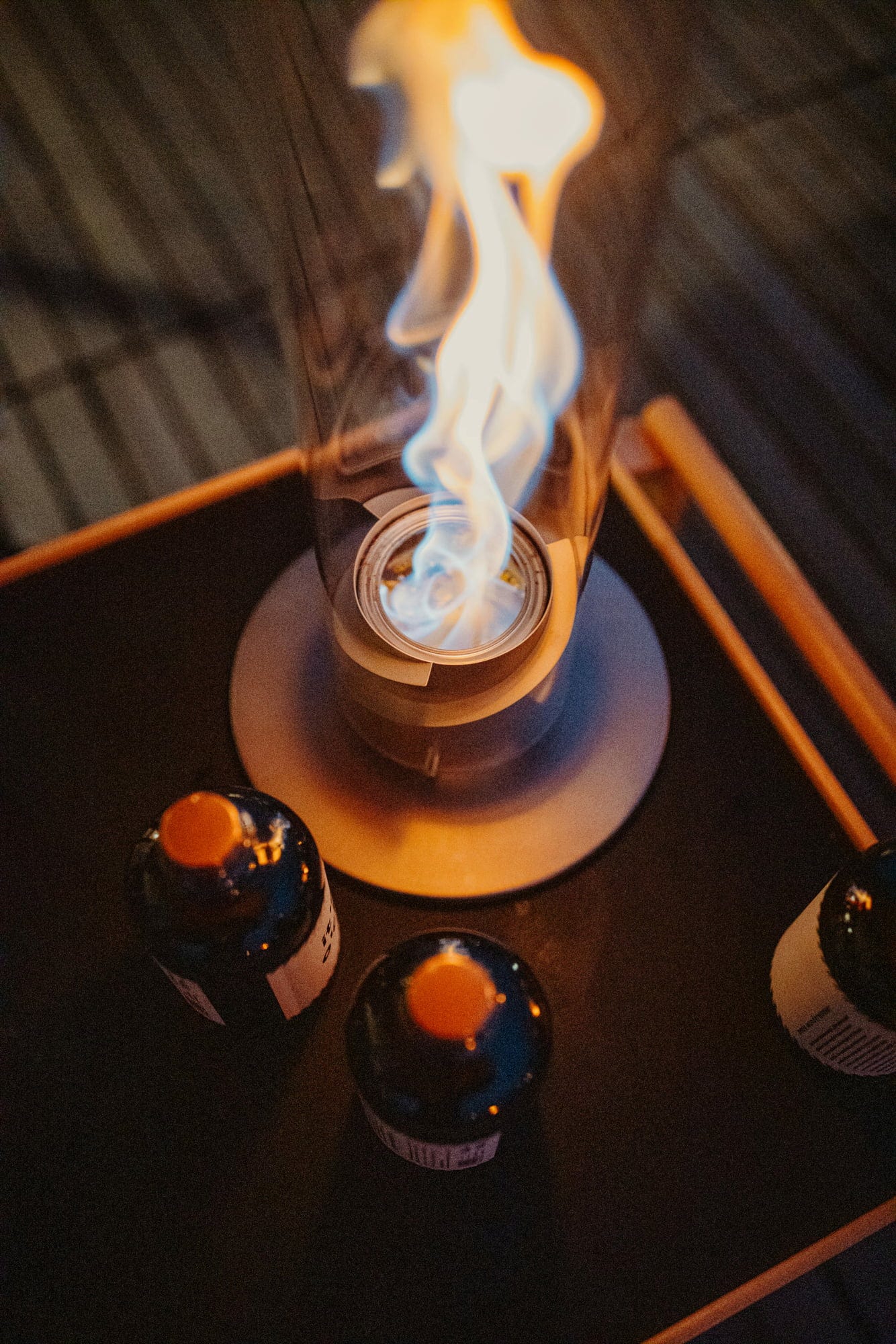  SPIN 120 Tischfeuer, Gold