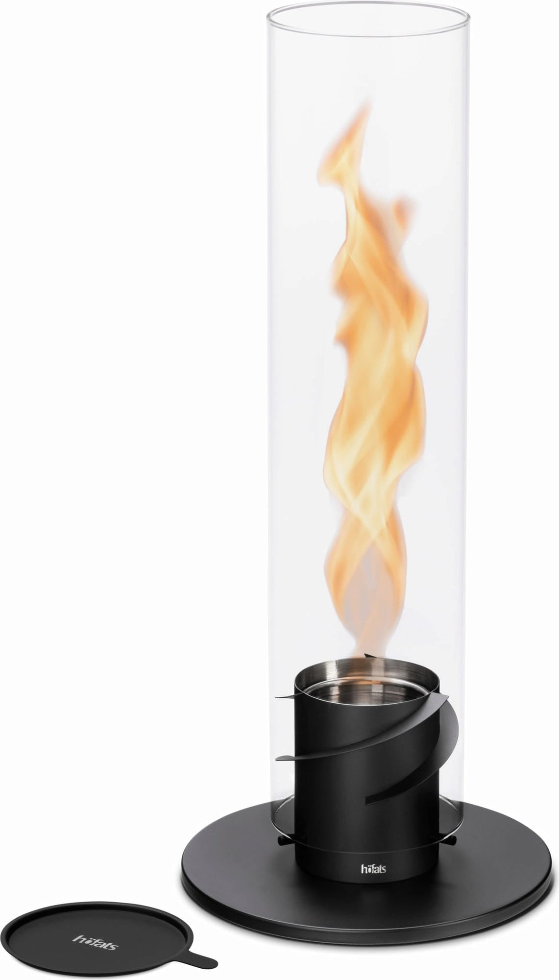  SPIN 120 Tischfeuer, Schwarz
