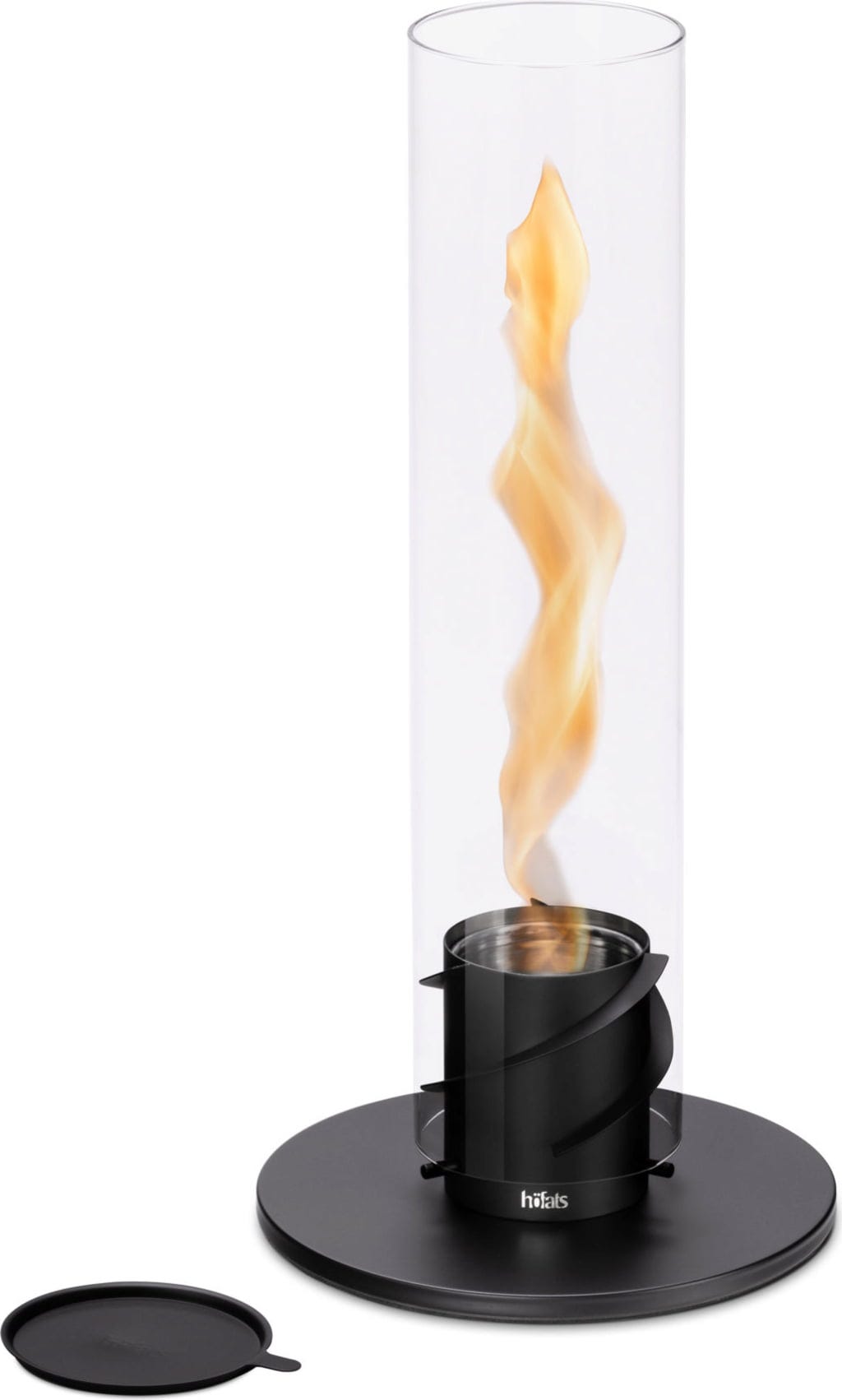  SPIN 90 Tischfeuer, Schwarz