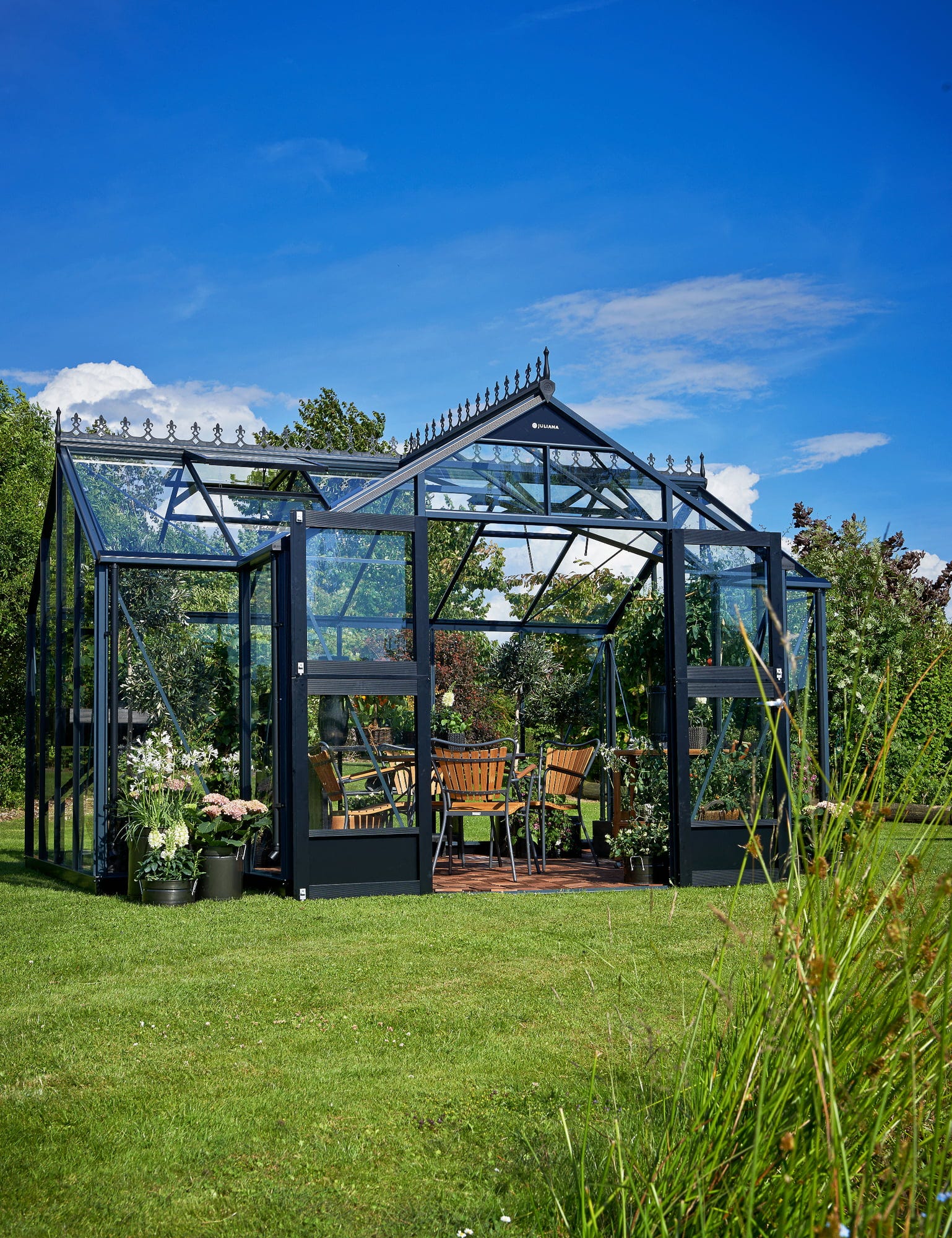 Juliana Gewächshaus Orangerie - Anthrazit, 15,1 M²