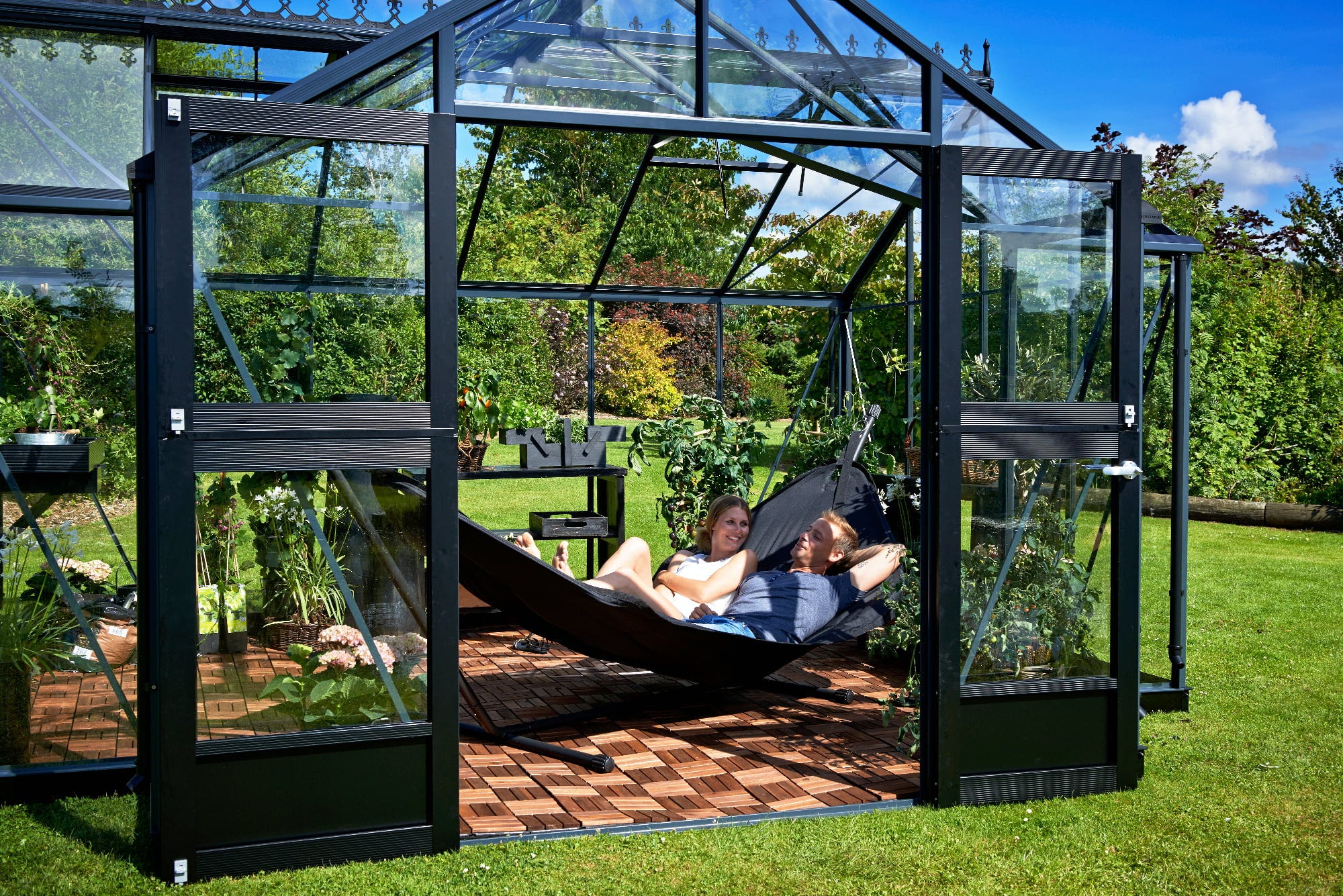 Juliana Gewächshaus Orangerie - Anthrazit, 15,1 M²