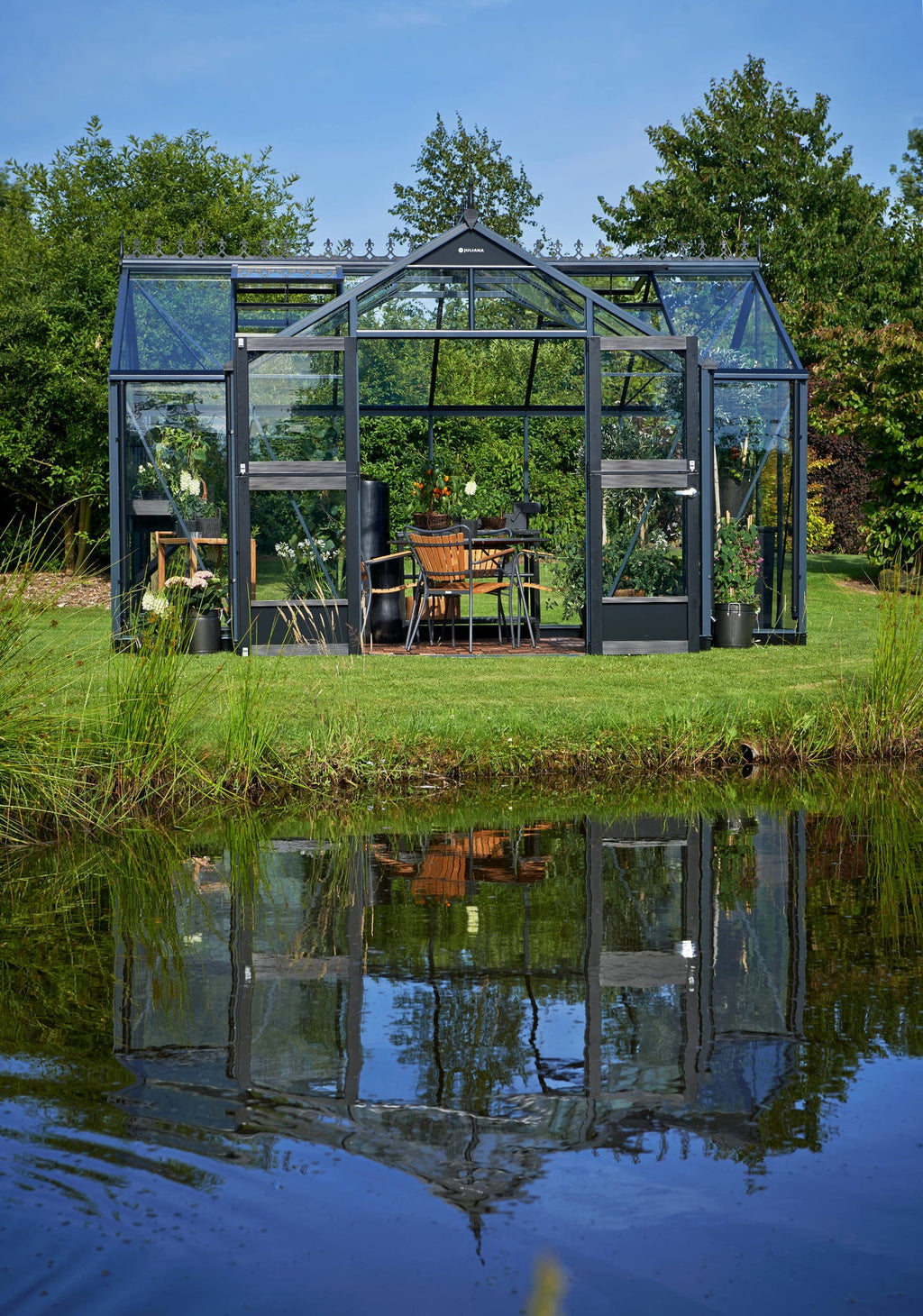 Juliana Gewächshaus Orangerie - Anthrazit, 15,1 M²