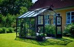 Juliana Gewächshaus Premium - Anthrazit Mit 3 Mm ESG, 8,8 M²
